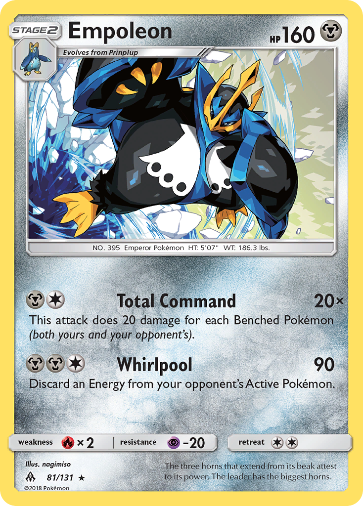 Empoleon (81/131) [Sun & Moon: Forbidden Light] | Enigma On Main