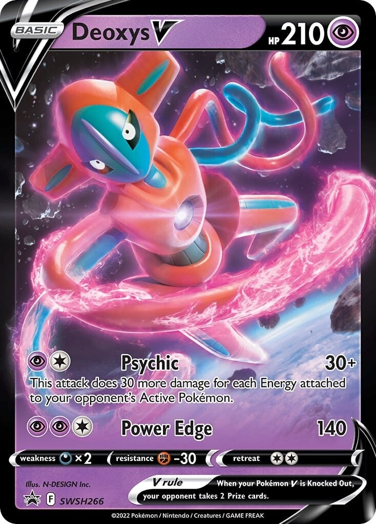 Deoxys V (SWSH266) [Sword & Shield: Black Star Promos] | Enigma On Main