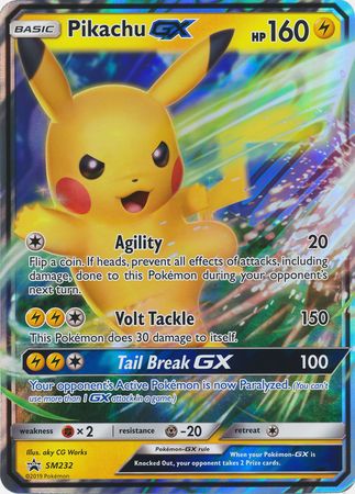 Pikachu GX (SM232) (Jumbo Card) [Sun & Moon: Black Star Promos] | Enigma On Main