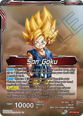 Son Goku // Son Goku, Pan, and Trunks, Space Adventurers (BT17-001) [Ultimate Squad Prerelease Promos] | Enigma On Main