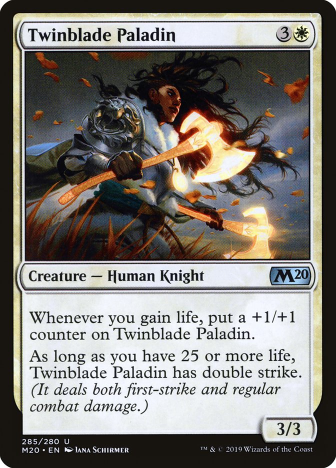 Twinblade Paladin [Core Set 2020] | Enigma On Main