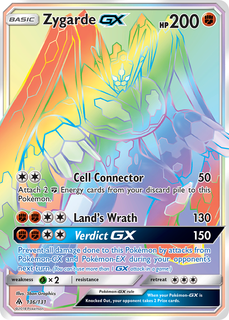 Zygarde GX (136/131) [Sun & Moon: Forbidden Light] | Enigma On Main