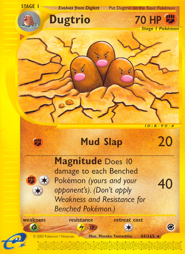 Dugtrio (44/165) [Expedition: Base Set] | Enigma On Main