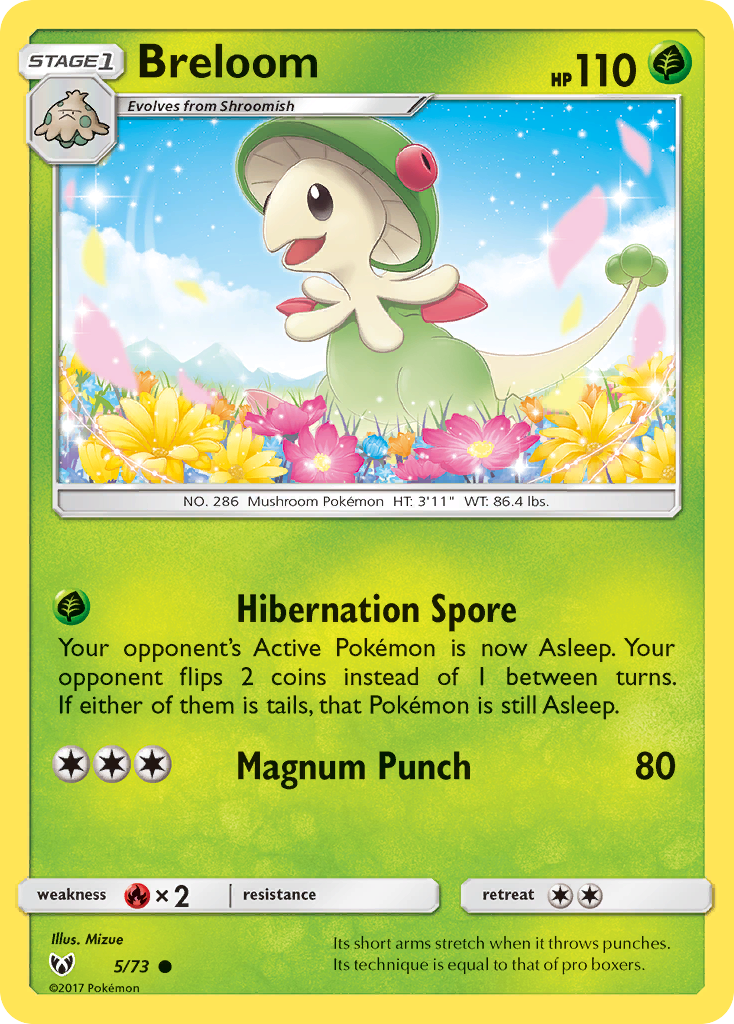 Breloom (5/73) [Sun & Moon: Shining Legends] | Enigma On Main