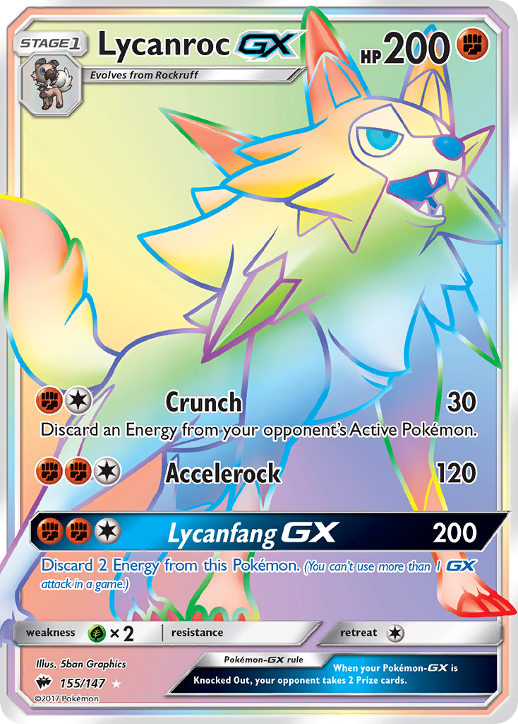 Lycanroc GX (155/147) [Sun & Moon: Burning Shadows] | Enigma On Main