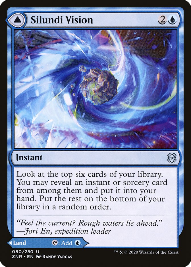 Silundi Vision // Silundi Isle [Zendikar Rising] | Enigma On Main