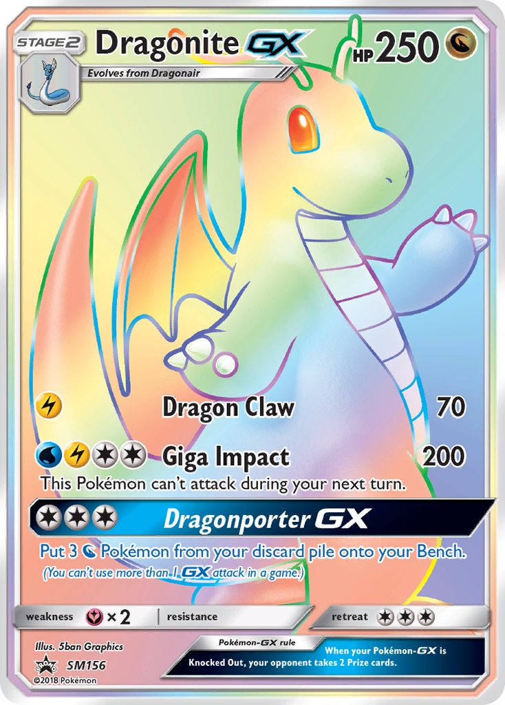 Dragonite GX (SM156) [Sun & Moon: Black Star Promos] | Enigma On Main