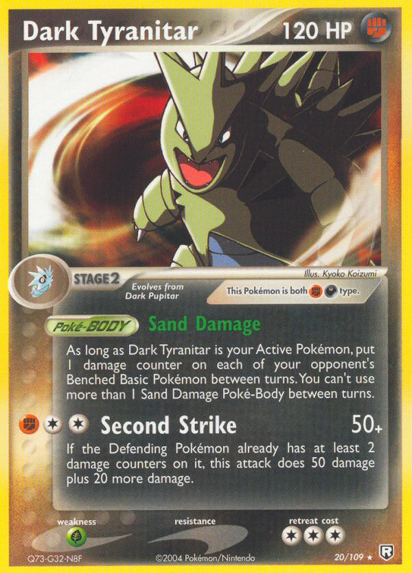 Dark Tyranitar (20/109) [EX: Team Rocket Returns] | Enigma On Main