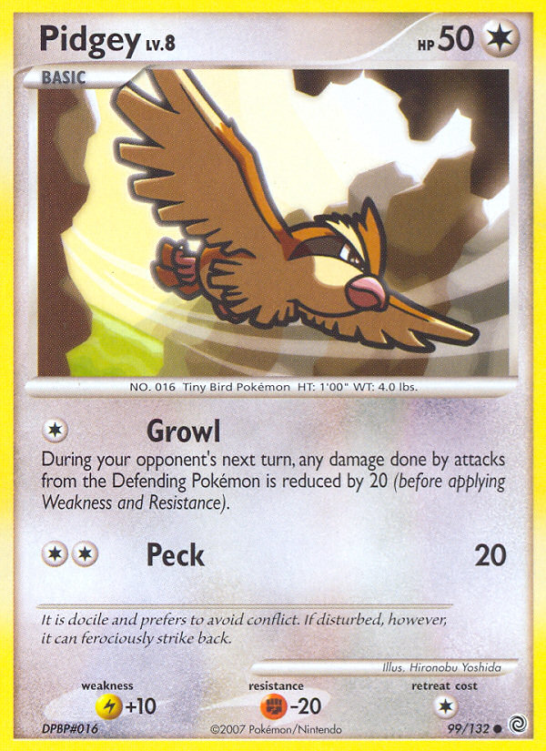 Pidgey (99/132) [Diamond & Pearl: Secret Wonders] | Enigma On Main