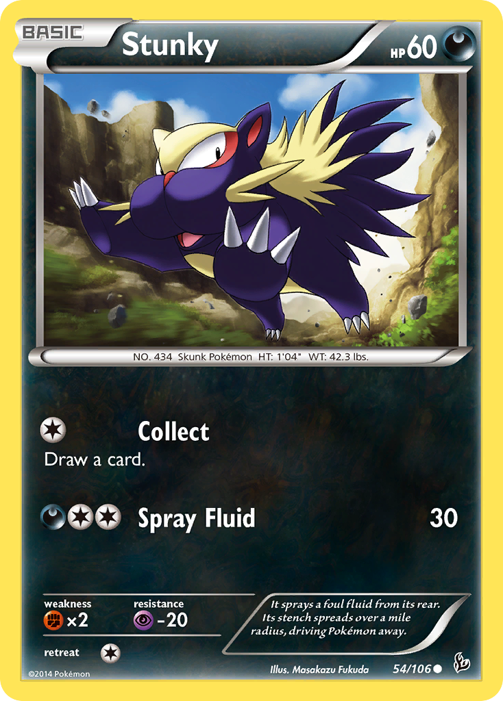 Stunky (54/106) [XY: Flashfire] | Enigma On Main