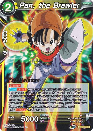 Pan, the Brawler (BT14-100) [Cross Spirits Prerelease Promos] | Enigma On Main