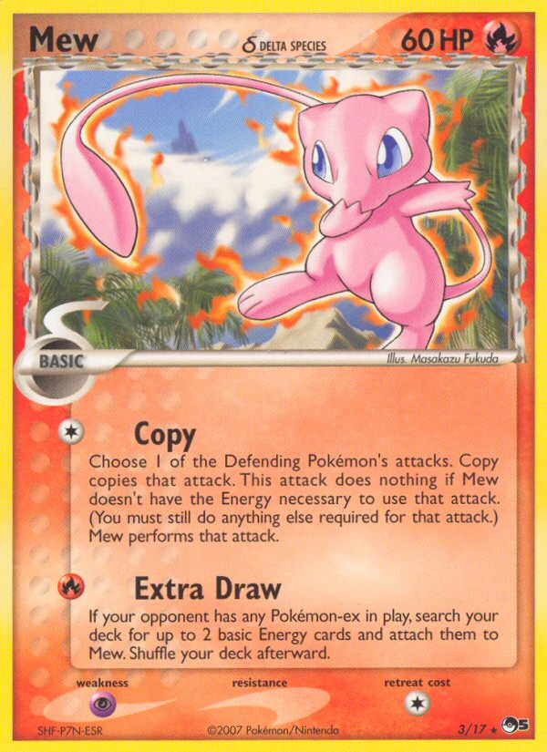 Mew (3/17) (Delta Species) [POP Series 5] | Enigma On Main