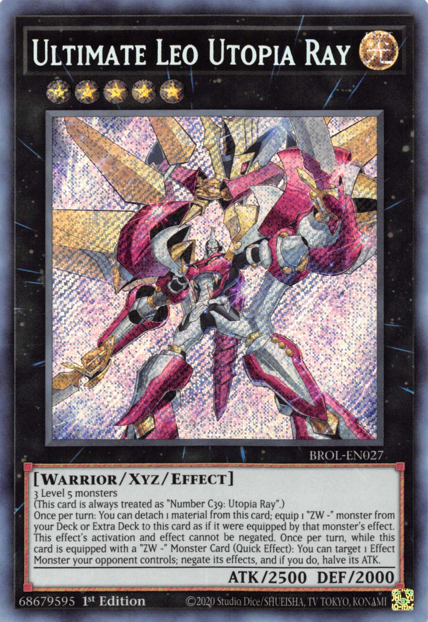 Ultimate Leo Utopia Ray [BROL-EN027] Secret Rare | Enigma On Main