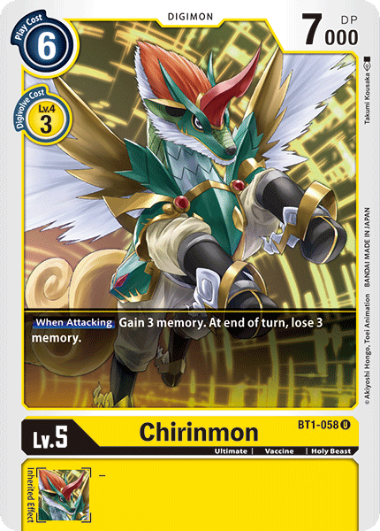 Chirinmon [BT1-058] [Release Special Booster Ver.1.0] | Enigma On Main