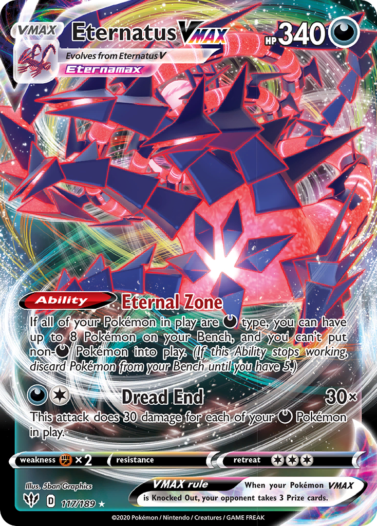 Eternatus VMAX (117/189) [Sword & Shield: Darkness Ablaze] | Enigma On Main