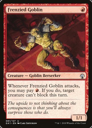 Frenzied Goblin [GRN Guild Kit] | Enigma On Main