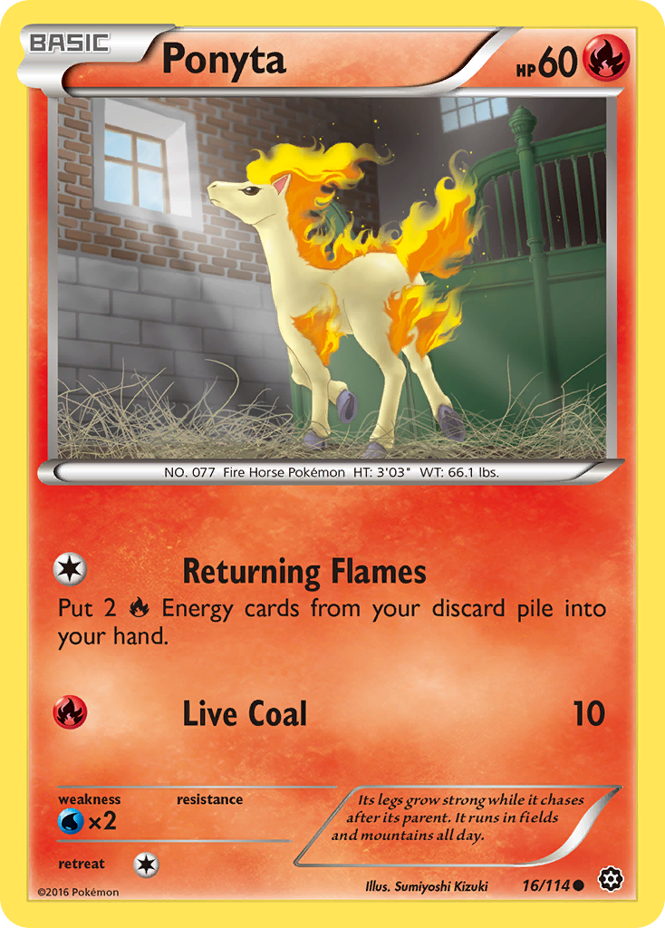 Ponyta (16/114) [XY: Steam Siege] | Enigma On Main