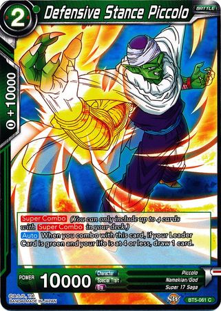 Defensive Stance Piccolo (BT5-061) [Miraculous Revival] | Enigma On Main