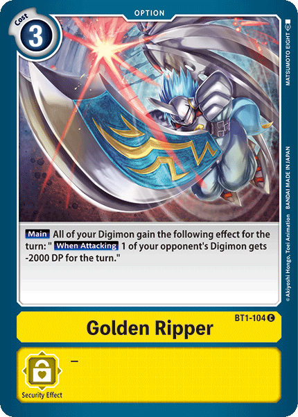 Golden Ripper [BT1-104] [Release Special Booster Ver.1.0] | Enigma On Main