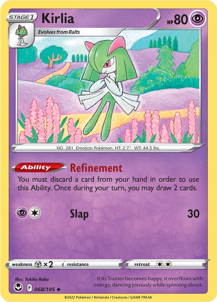 Kirlia (068/195) [Sword & Shield: Silver Tempest] | Enigma On Main