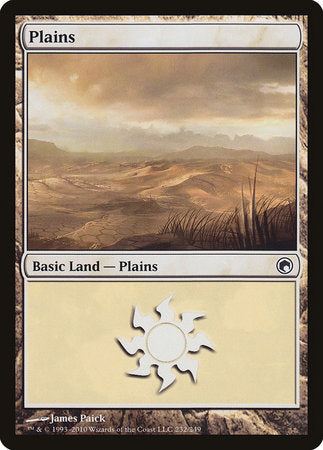 Plains (232) [Scars of Mirrodin] | Enigma On Main