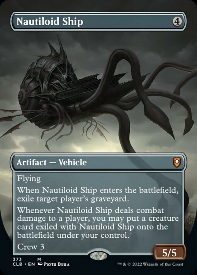 Nautiloid Ship (Borderless Alternate Art) [Commander Legends: Battle for Baldur's Gate] | Enigma On Main