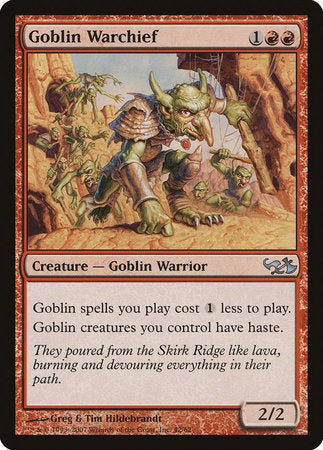 Goblin Warchief [Duel Decks: Elves vs. Goblins] | Enigma On Main