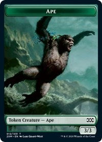 Ape // Elemental Double-sided Token [Double Masters Tokens] | Enigma On Main