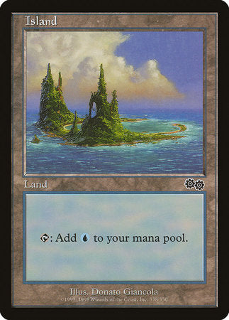 Island (338) [Urza's Saga] | Enigma On Main