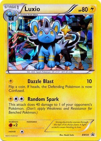 Luxio (BW34) (Cracked Ice Holo) [Black & White: Black Star Promos] | Enigma On Main