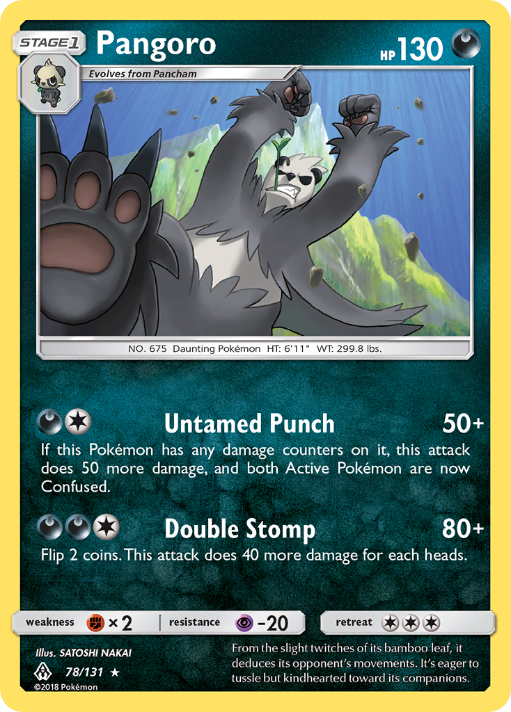 Pangoro (78/131) [Sun & Moon: Forbidden Light] | Enigma On Main