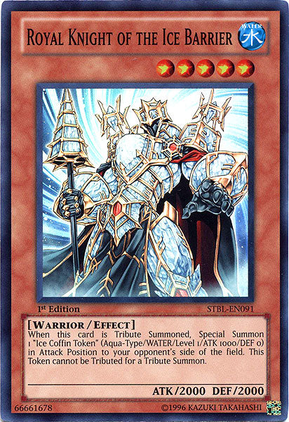 Royal Knight of the Ice Barrier [STBL-EN091] Super Rare | Enigma On Main