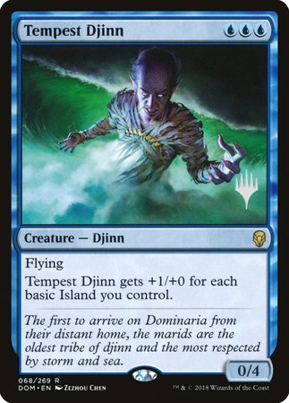 Tempest Djinn [Dominaria Promos] | Enigma On Main