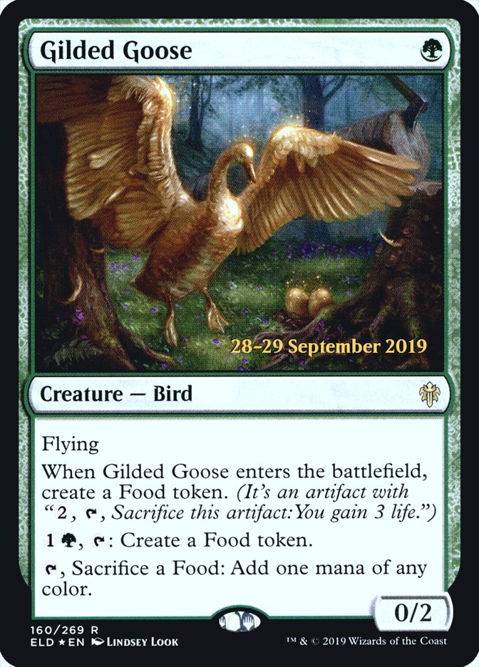 Gilded Goose  [Throne of Eldraine Prerelease Promos] | Enigma On Main