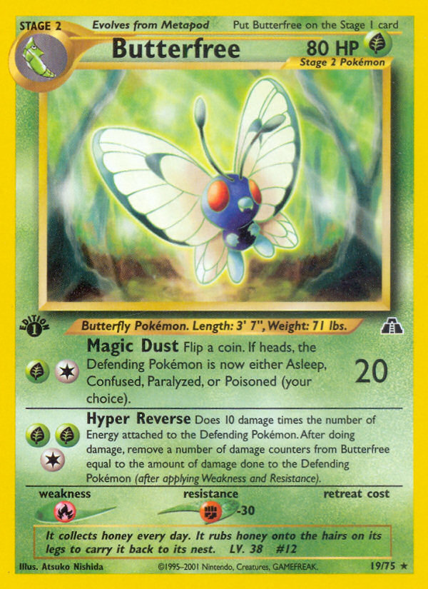 Butterfree (19/75) [Neo Discovery 1st Edition] | Enigma On Main