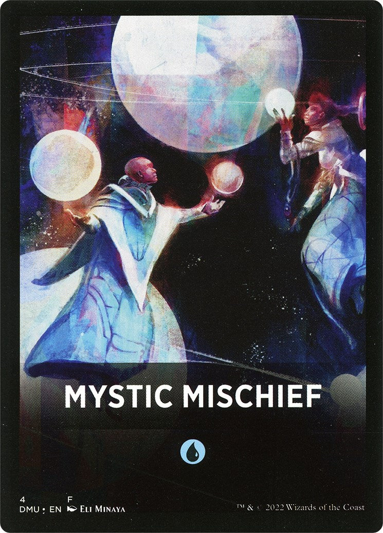 Mystic Mischief Theme Card [Dominaria United Tokens] | Enigma On Main