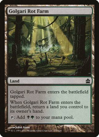 Golgari Rot Farm [Commander 2011] | Enigma On Main