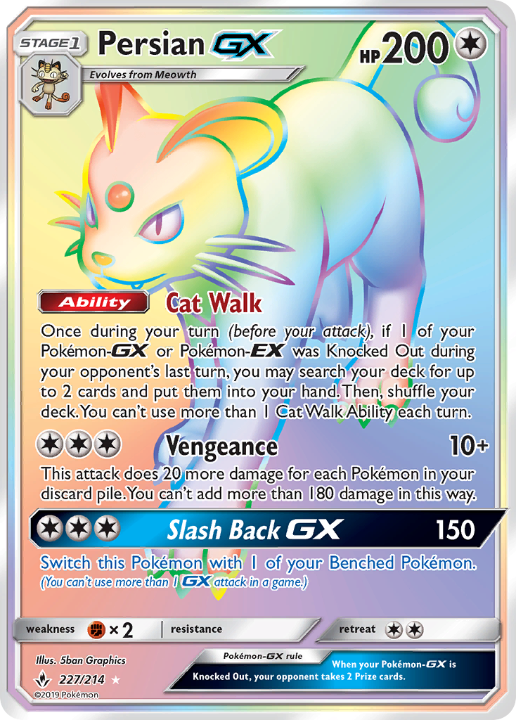 Persian GX (227/214) [Sun & Moon: Unbroken Bonds] | Enigma On Main