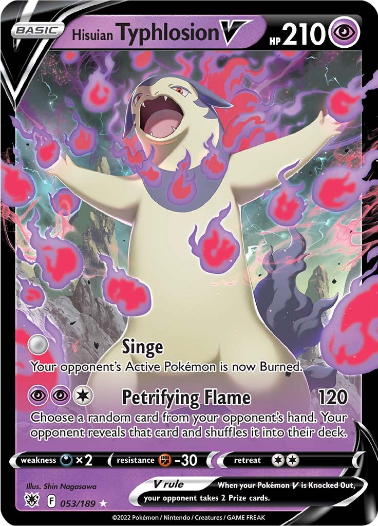 Hisuian Typhlosion V (053/189) [Sword & Shield: Astral Radiance] | Enigma On Main