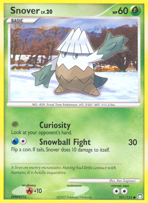 Snover (101/123) [Diamond & Pearl: Mysterious Treasures] | Enigma On Main