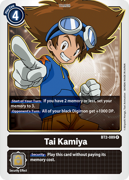 Tai Kamiya [BT2-089] [Release Special Booster Ver.1.0] | Enigma On Main