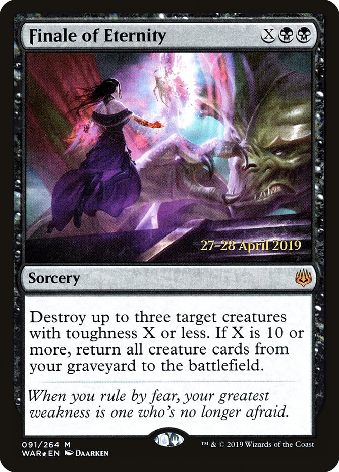 Finale of Eternity  [War of the Spark Prerelease Promos] | Enigma On Main