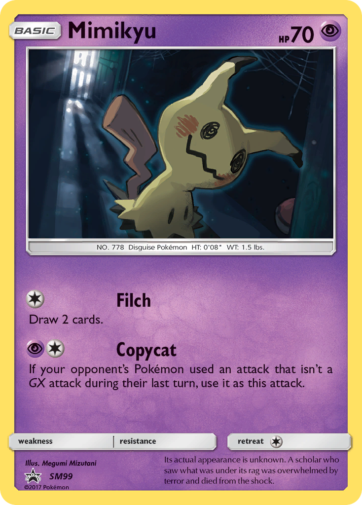 Mimikyu (SM99) [Sun & Moon: Black Star Promos] | Enigma On Main