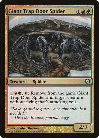 Giant Trap Door Spider [Coldsnap Theme Decks] | Enigma On Main