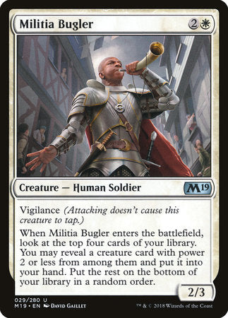 Militia Bugler [Core Set 2019] | Enigma On Main