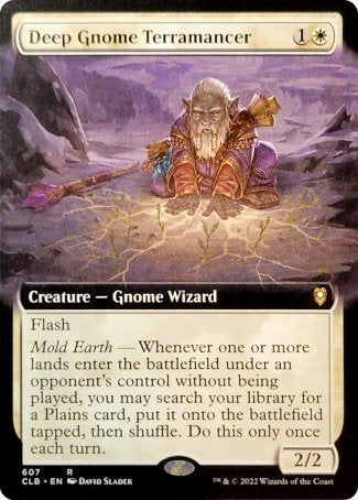 Deep Gnome Terramancer (Extended Art) [Commander Legends: Battle for Baldur's Gate] | Enigma On Main