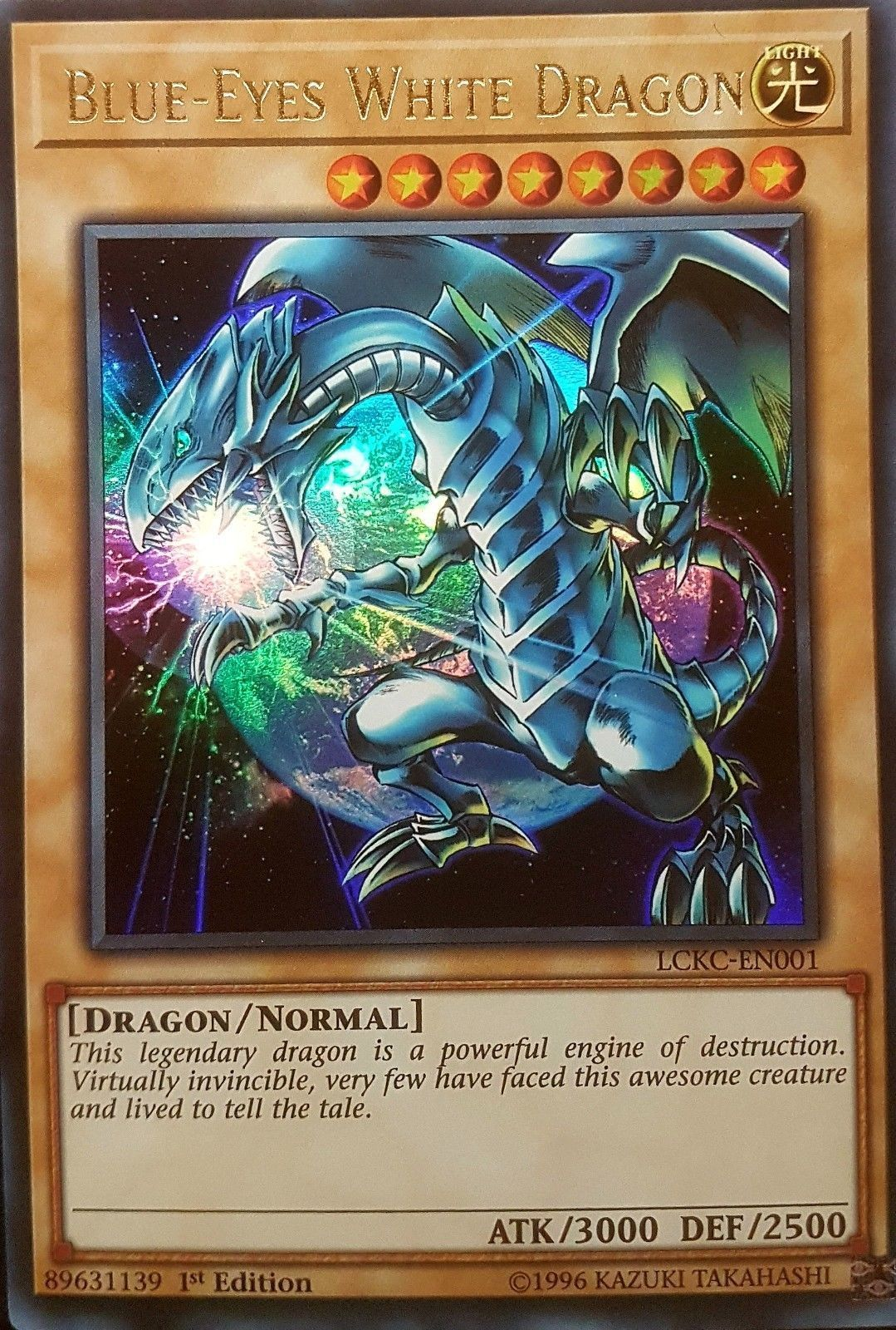 Blue-Eyes White Dragon (Version 3) [LCKC-EN001] Ultra Rare | Enigma On Main