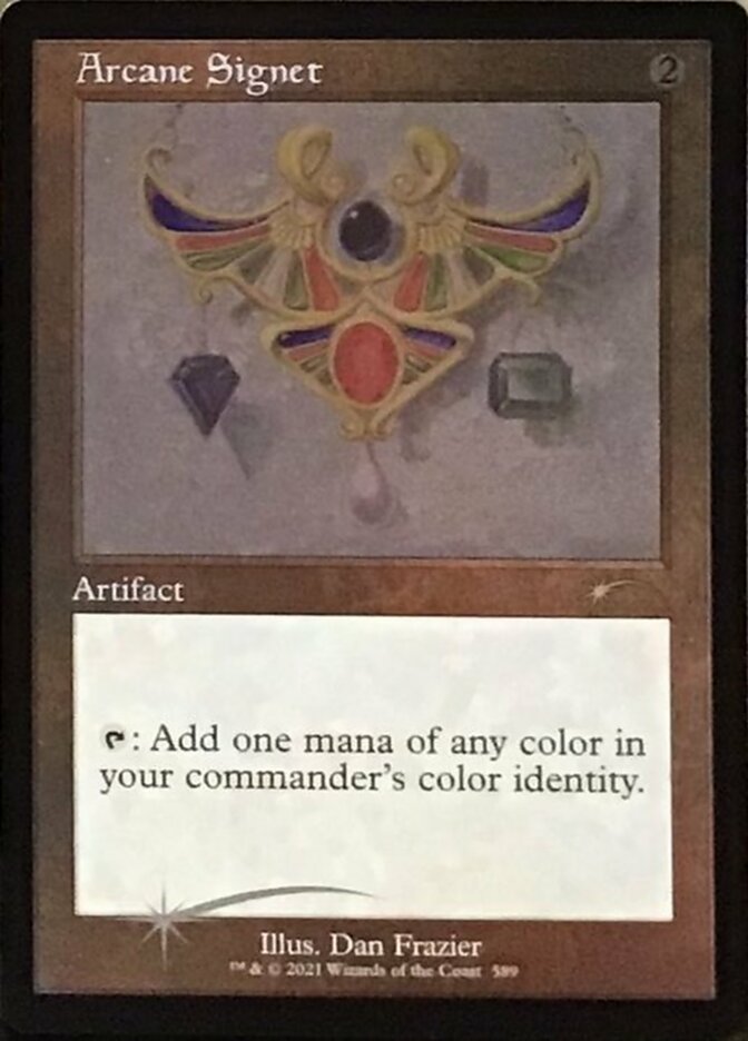 Arcane Signet (Retro) (Foil Etched) [Secret Lair Drop Promos] | Enigma On Main