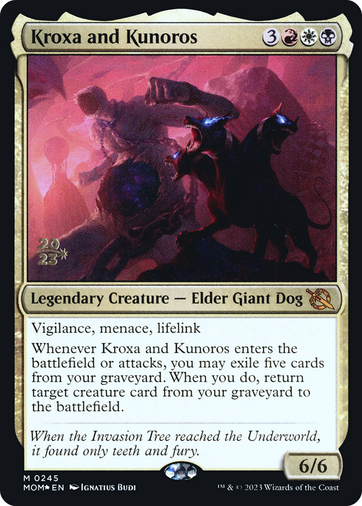 Kroxa and Kunoros [March of the Machine Prerelease Promos] | Enigma On Main