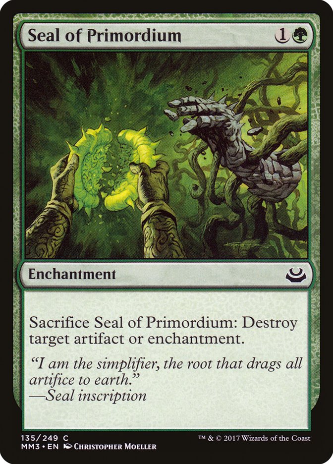 Seal of Primordium [Modern Masters 2017] | Enigma On Main